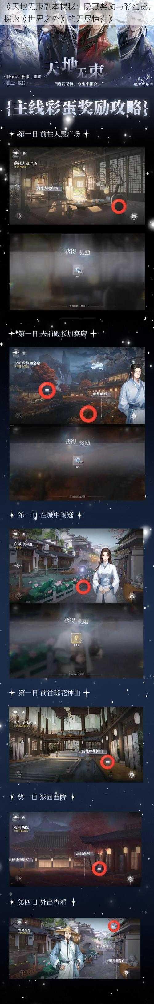 《天地无束副本揭秘：隐藏奖励与彩蛋览，探索《世界之外》的无尽惊喜》