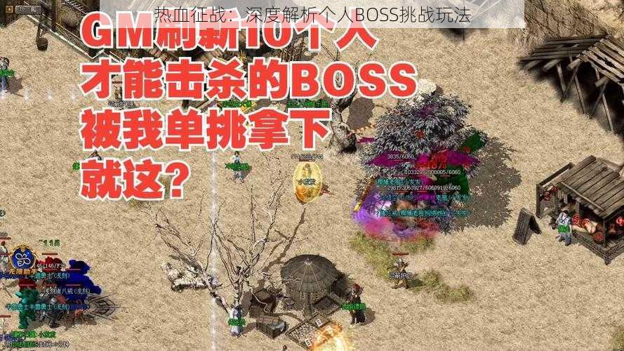 热血征战：深度解析个人BOSS挑战玩法