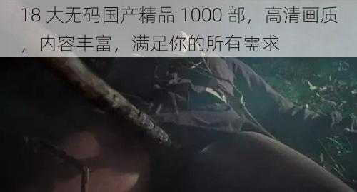 18 大无码国产精品 1000 部，高清画质，内容丰富，满足你的所有需求