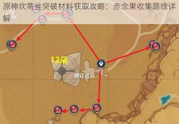 原神坎蒂丝突破材料获取攻略：赤念果收集路线详解