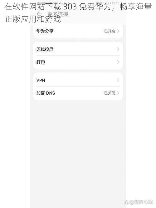 在软件网站下载 303 免费华为，畅享海量正版应用和游戏