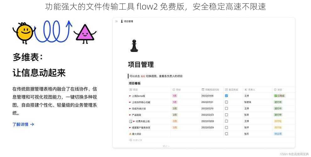 功能强大的文件传输工具 flow2 免费版，安全稳定高速不限速